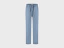 Pantalon de pyjama unisexe coton TENCEL™ à rayures bleu/blanc