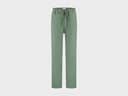 Pyjamabroek unisex katoen TENCEL™ green/white stripe