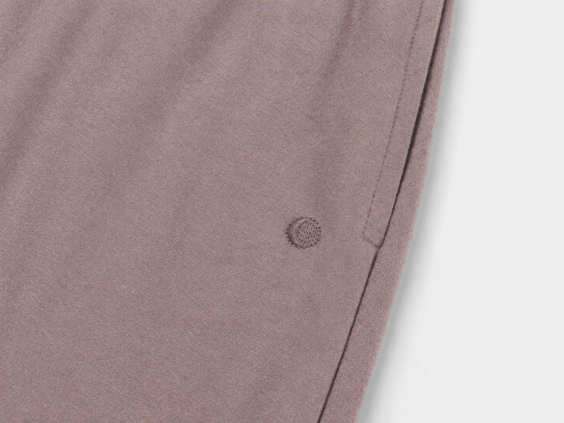 Pyjamabroek dames flanel mauve chambray