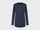 Chemise de pyjama en jersey pour femme bleue minuit
