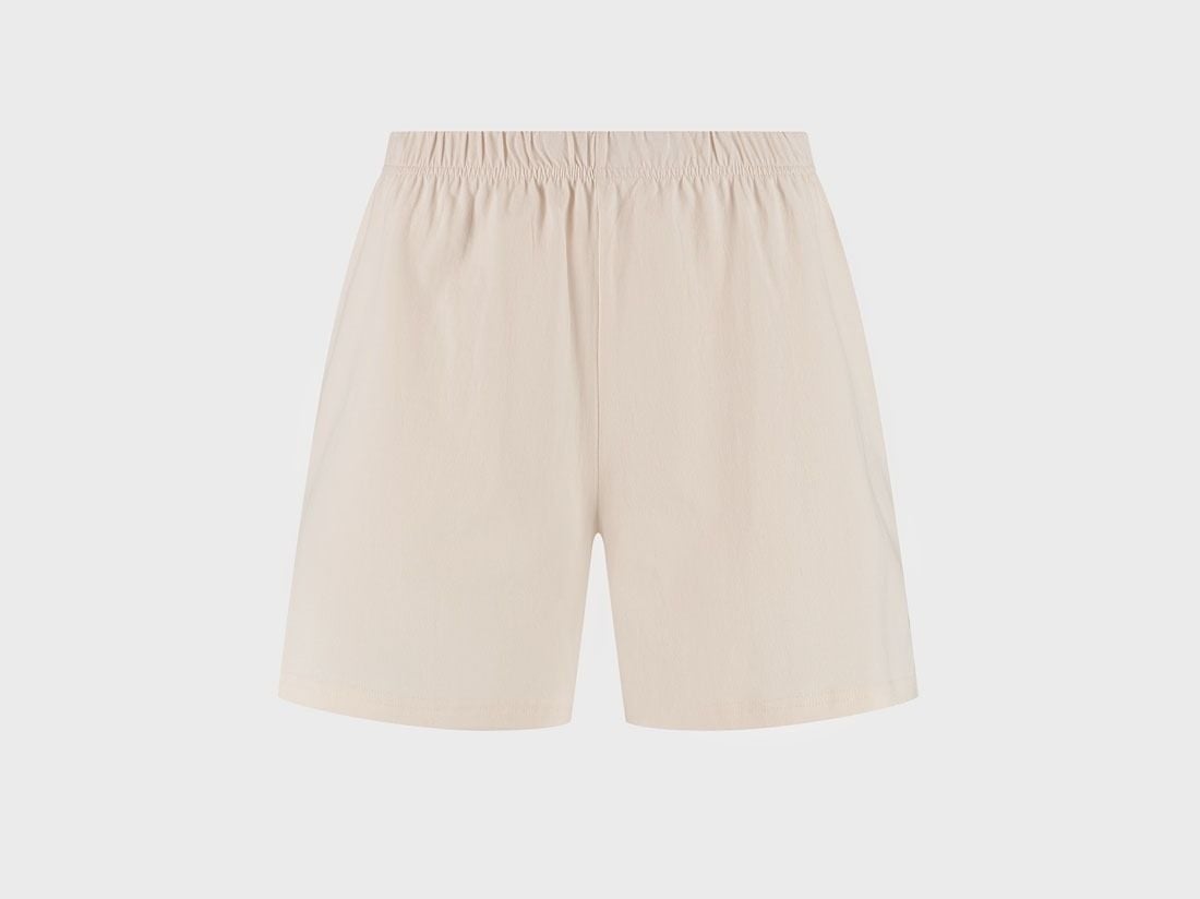 Pyjama shorts dames jersey sunrise white