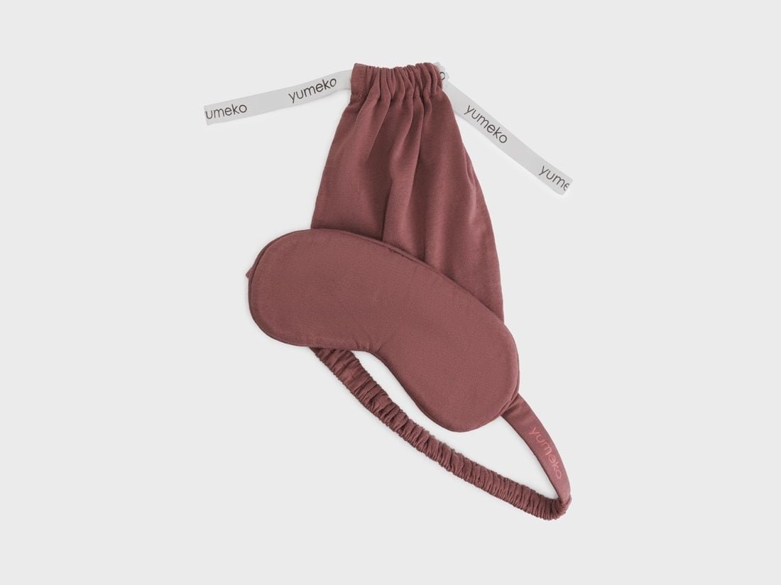 Slaapmasker jersey evening rose