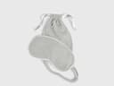 Slaapmasker jersey white grey