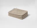 Gants de toilette éponge taupe chaud 15x22 - 4 pcs