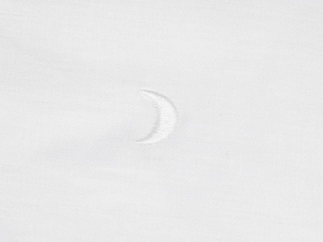 Kinderlaken katoensatijn white moon