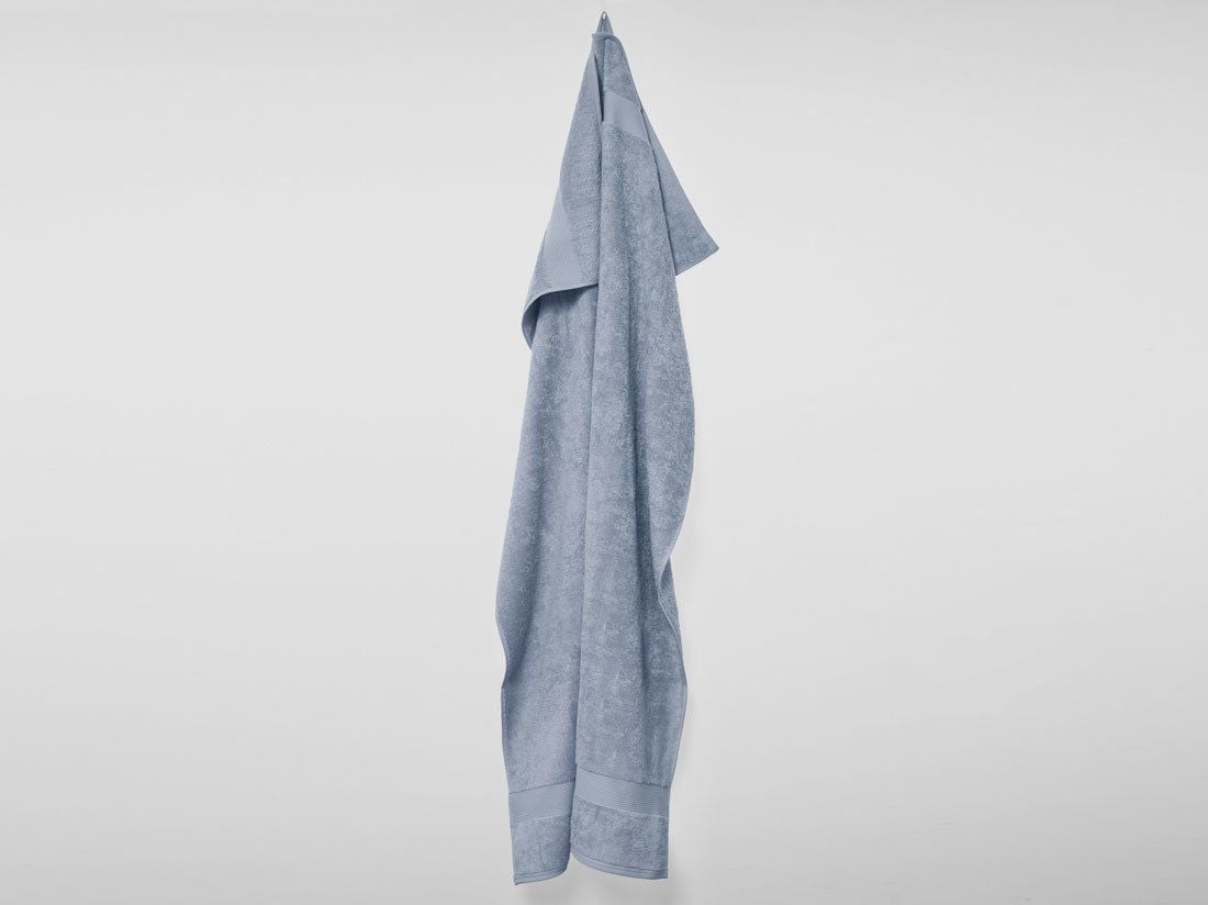 Badlaken terry faded blue 100x150 - 1 st