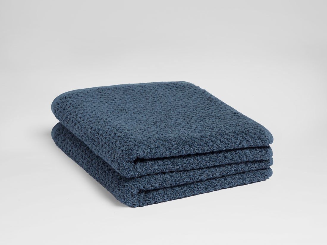 Handdoeken dots blue 50x100