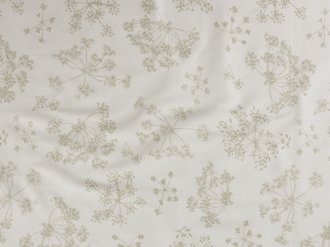 Drap-housse enfant satin de coton fleur naturelle