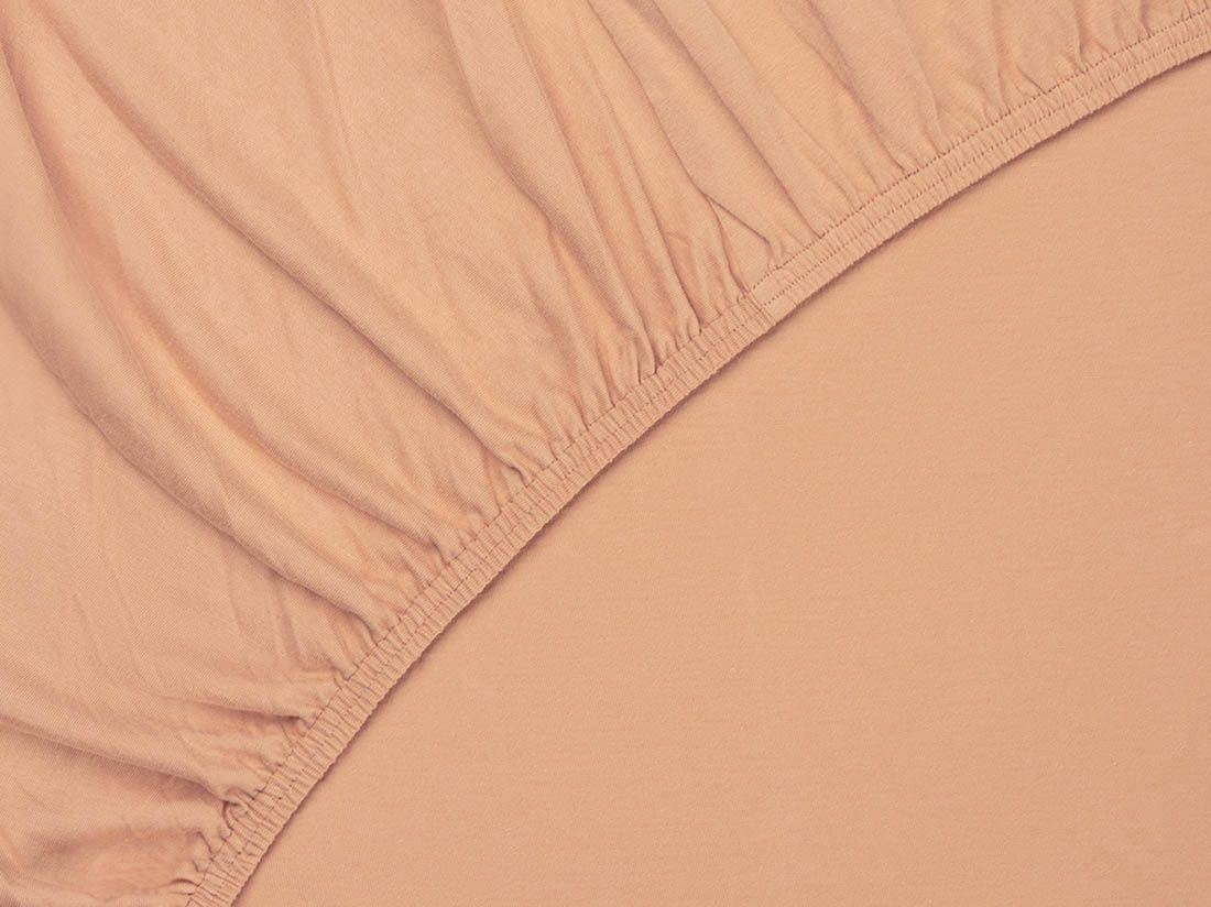 Drap-housse jersey pêche parfaite