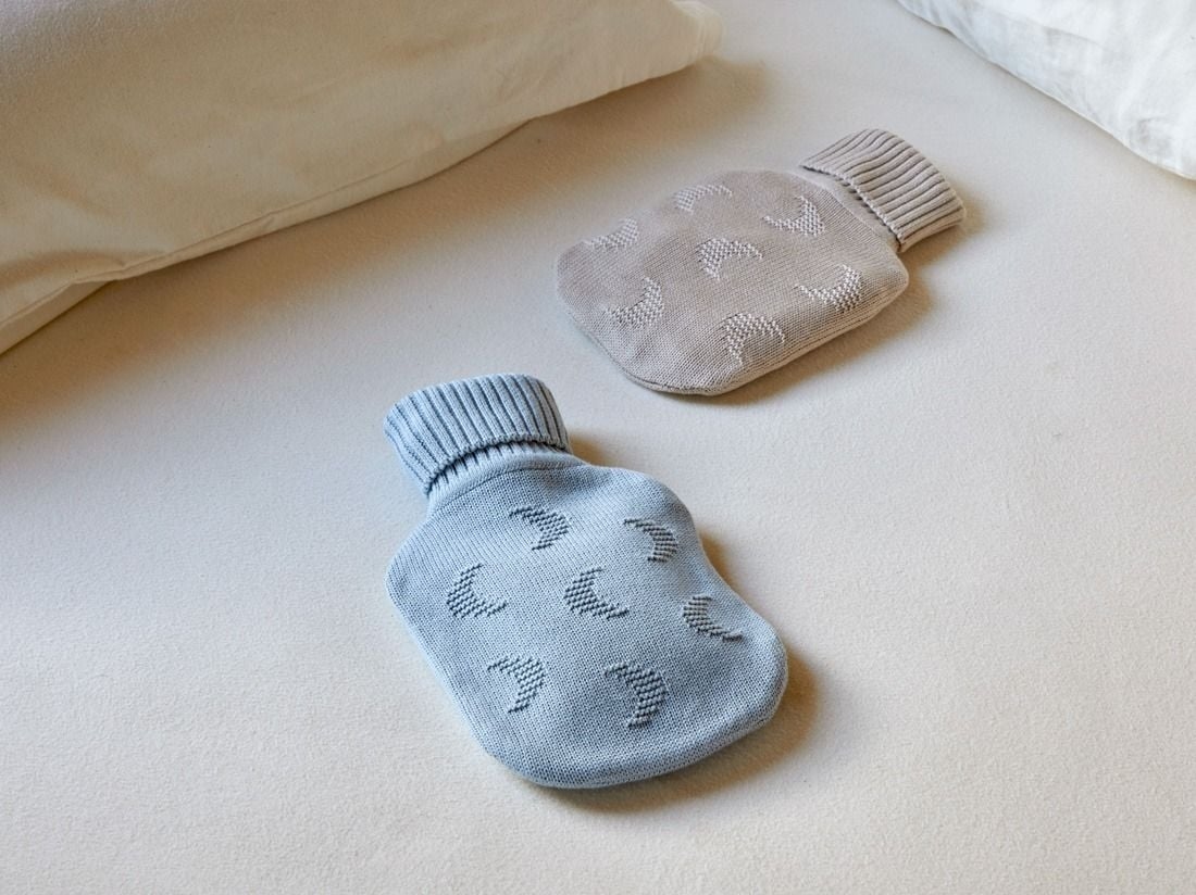 Warmwaterkruik set XS moon oat melange