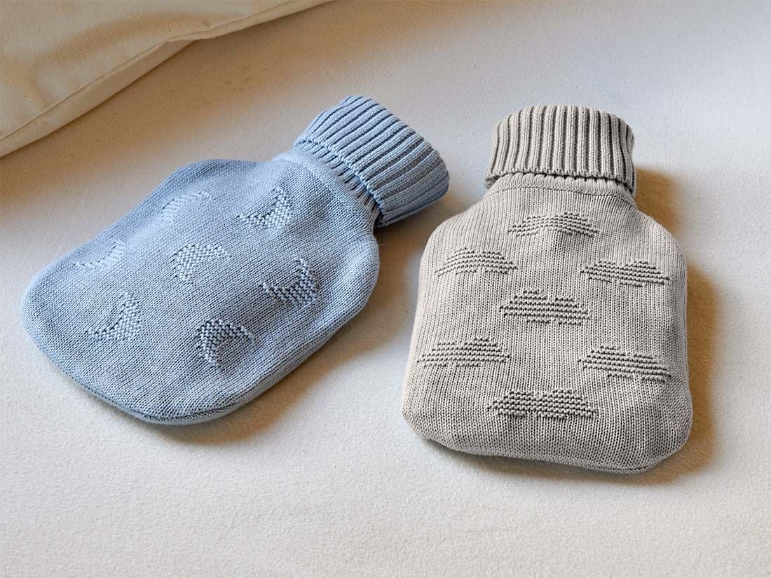 Warmwaterkruik set XS cloud oat melange