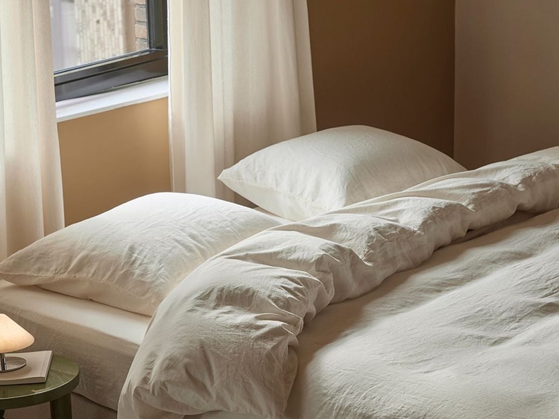 Kussensloop hennep/katoen soft cream