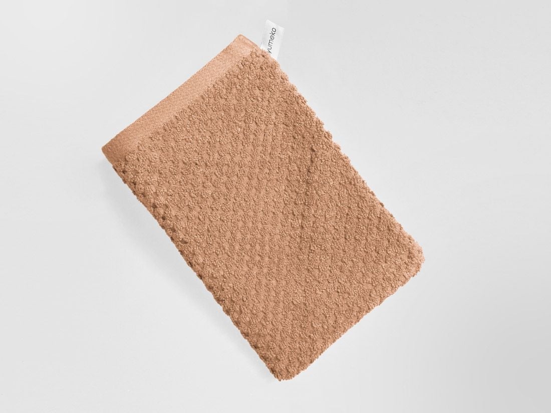 Washandjes dots honey 15x22 - 4 st