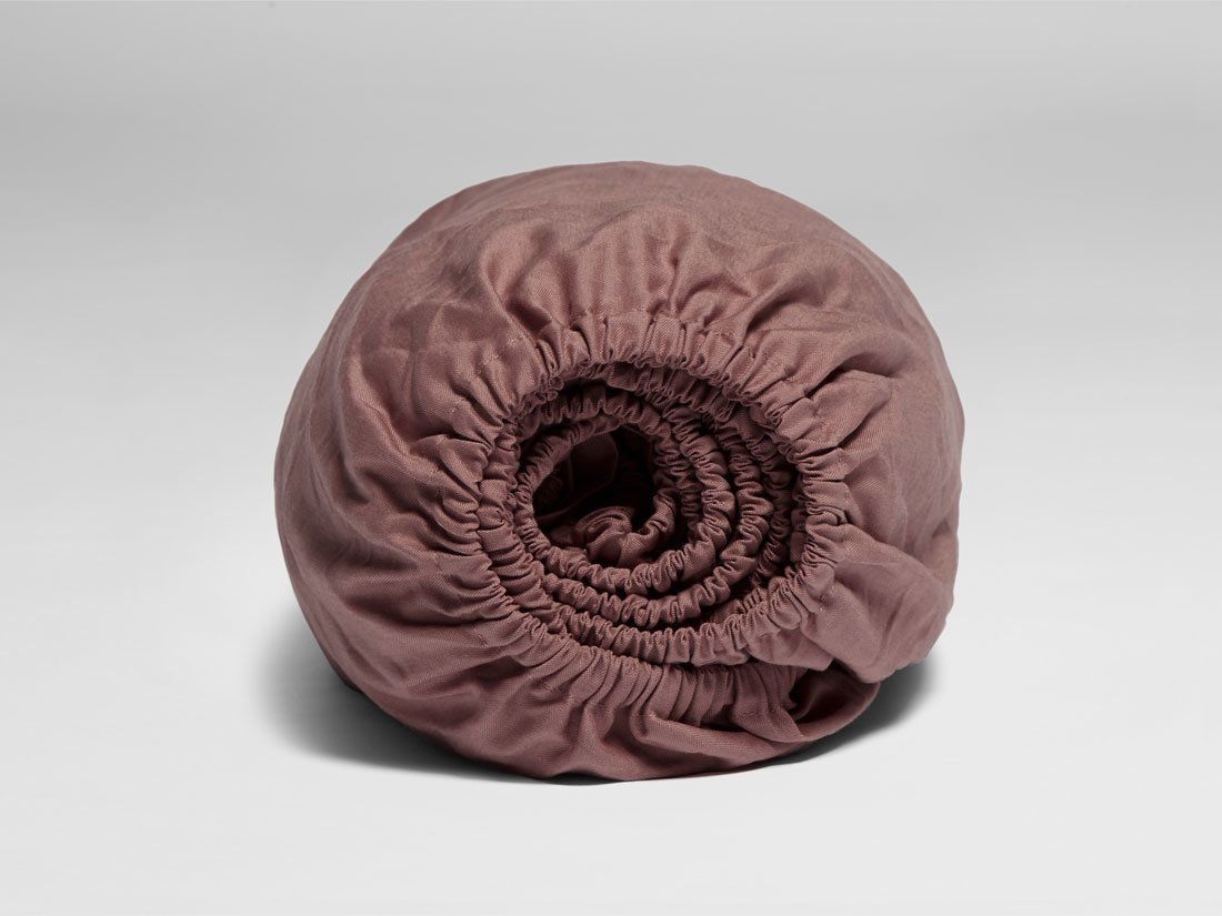 Hoeslaken katoen TENCEL™ blush rose