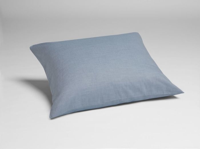 Kussensloop katoen TENCEL™ blue chambray
