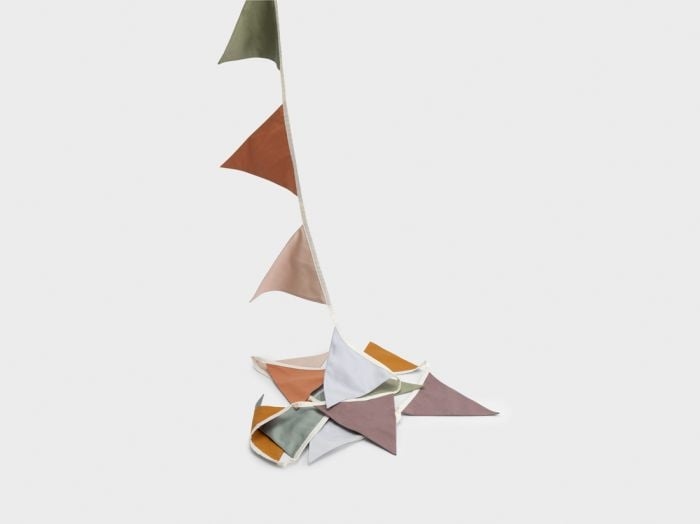 Vlaggenlijn katoen multicolor 3.6m