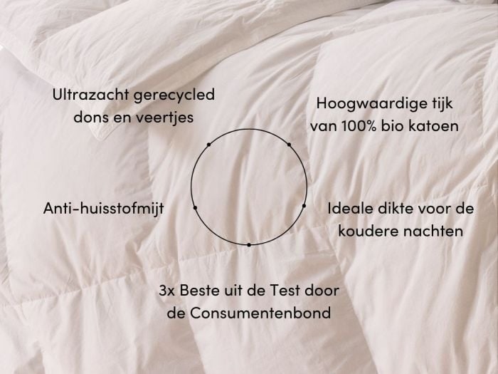 Dekbed gerecycled dons winter