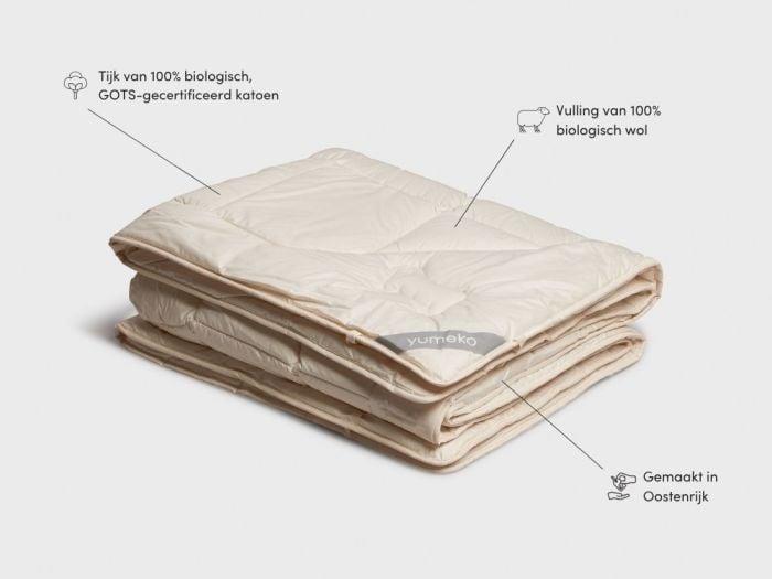 Dekbed wol lente/herfst