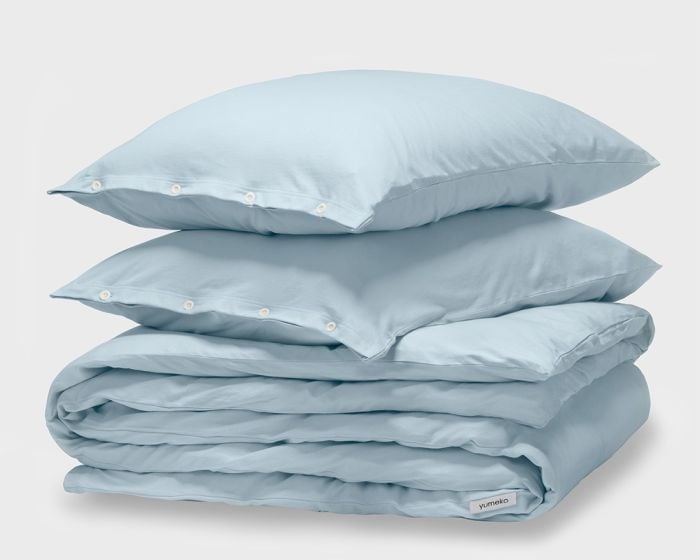 Dekbedovertrek jersey fresh blue