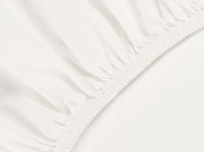 Drap-housse enfant percale de coton blanc sérénité