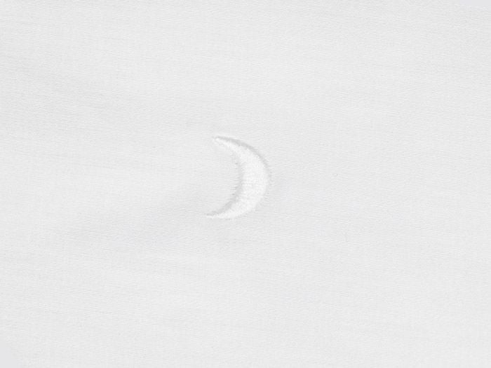 Kinderlaken katoen satijn white moon